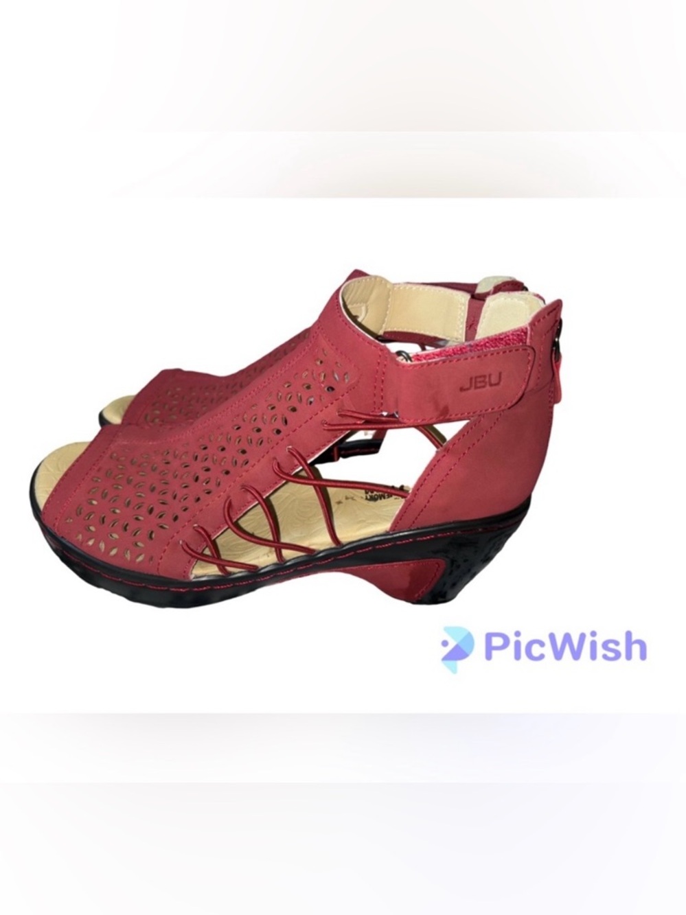 JBU by Jambu SZ 6 Nelly encore wedge sandals.